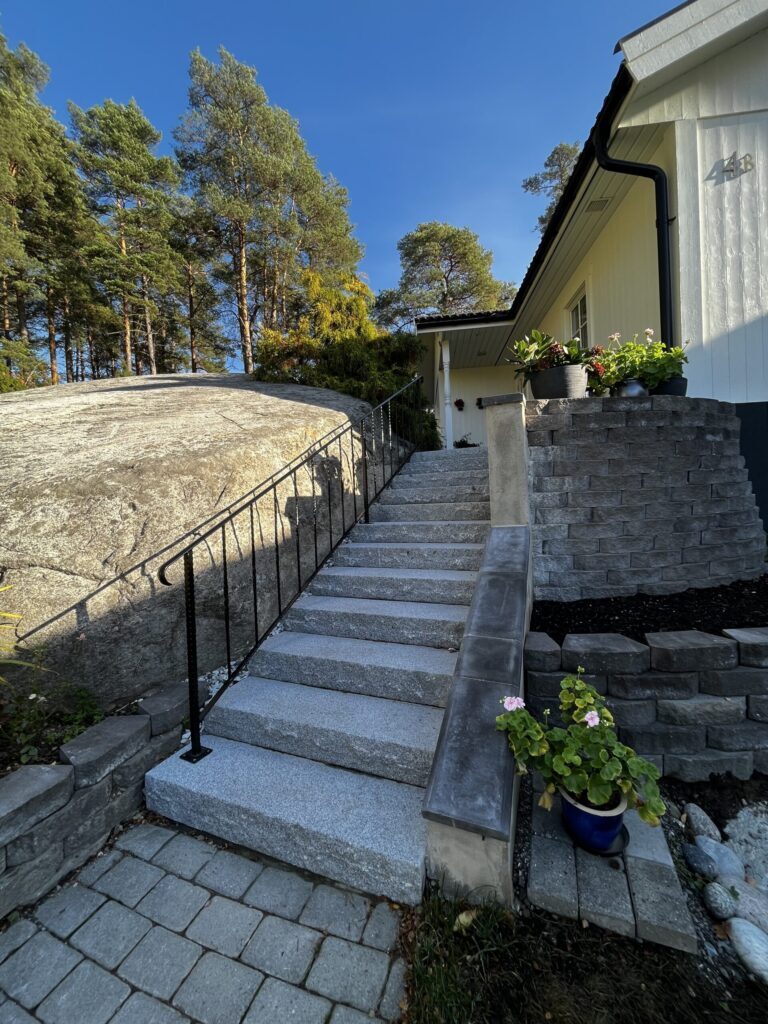Betong-projekt i Danderyd