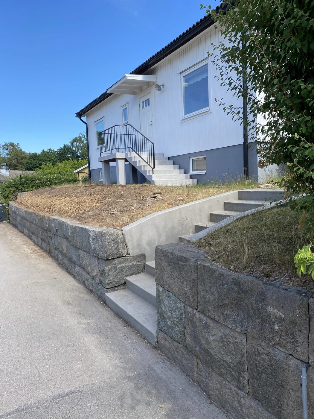 Betong-projekt i Danderyd