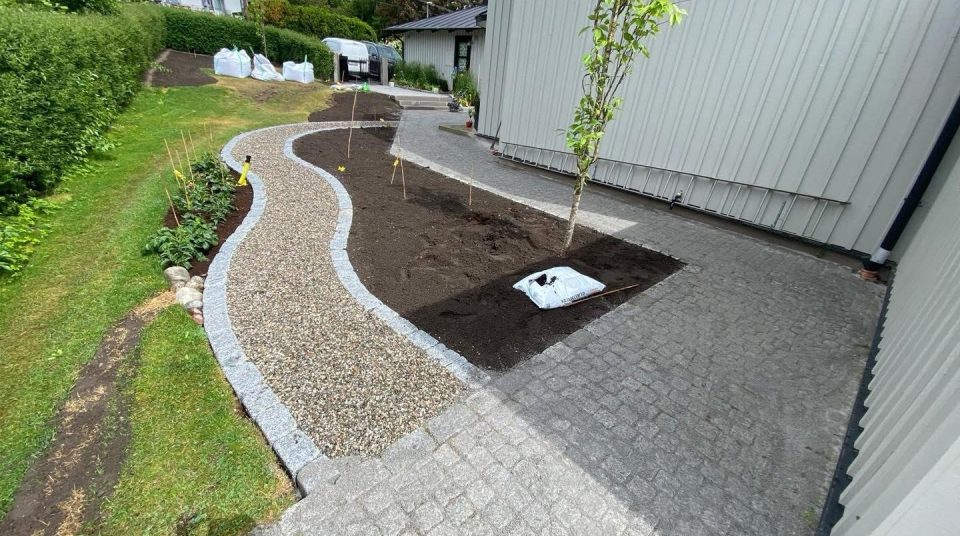 Betong-projekt i Danderyd