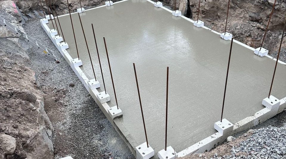 Betong-projekt i Danderyd