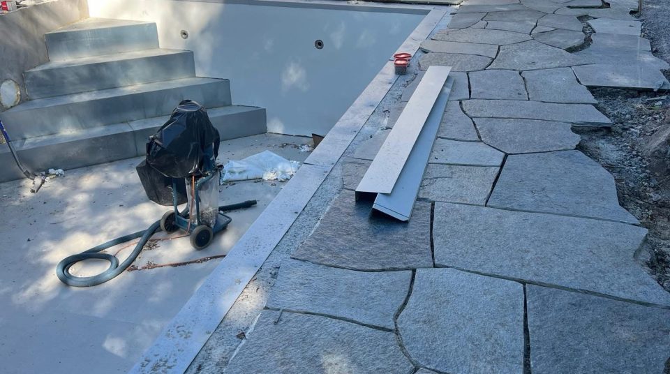 Betong-projekt i Danderyd